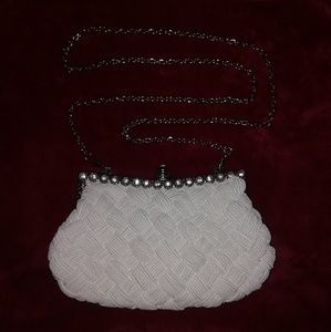 Vintage Woven Ribbon Clutch